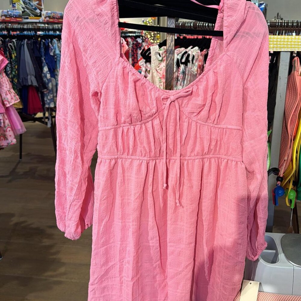 Kinston Grey Pink Romper Dress